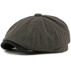 Bruges Retro Cotton Newsboy Cap