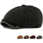 Bruges Retro Cotton Newsboy Cap