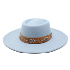 Bucchi Wide Brimmed Porkpie Hat