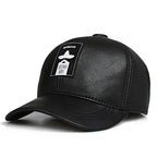 Buenos Dias Genuine Leather Baseball Cap