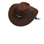 Bull Head Suede Cowboy Hat