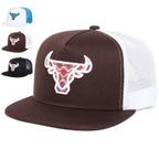 Bull Head Trucker Snapback Cap
