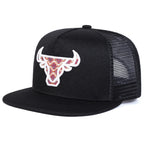 Bull Head Trucker Snapback Cap