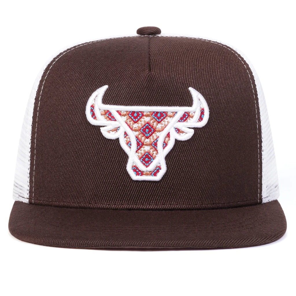 Bull Head Trucker Snapback Cap