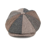 Burbage Herringbone Newsboy Cap