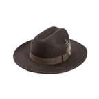 Burton Feathers Wool Fedora Hat