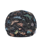 Butterflies Cotton Flat Cap
