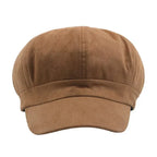 Byrne Women Suede Newsboy Cap