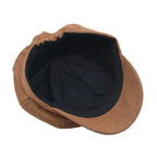 Byrne Women Suede Newsboy Cap