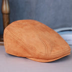 Cabbie Winter Suede Flat Cap