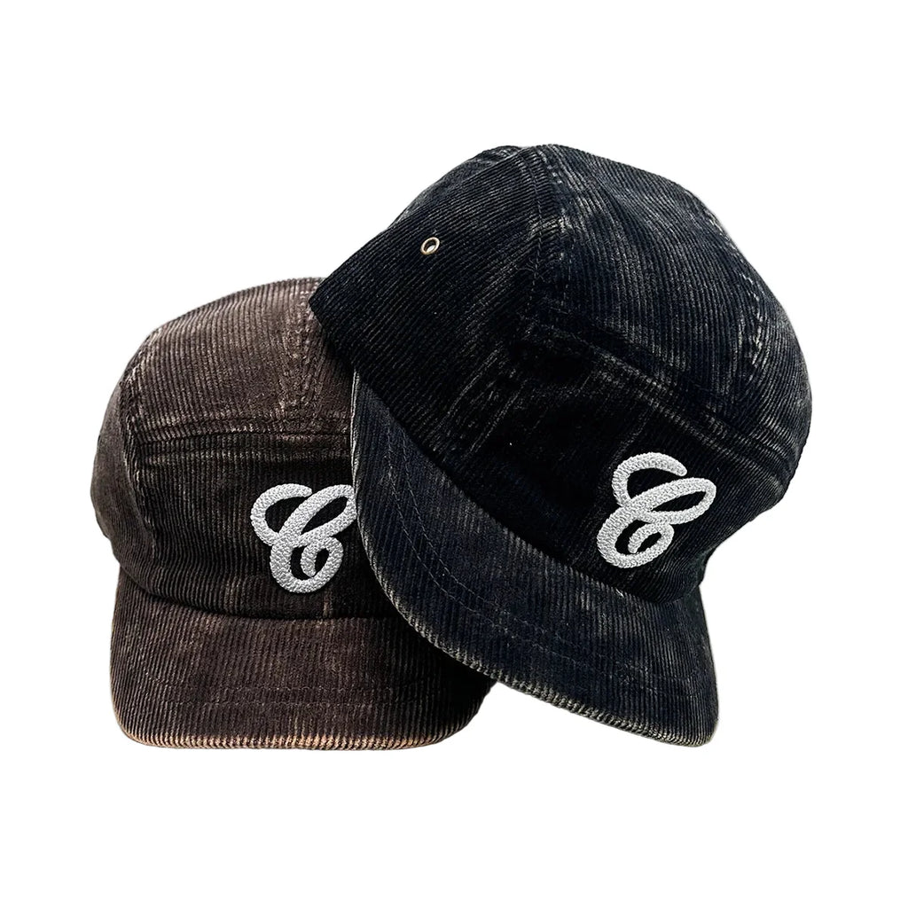 Camden Distressed Corduroy 5-Panels Cap