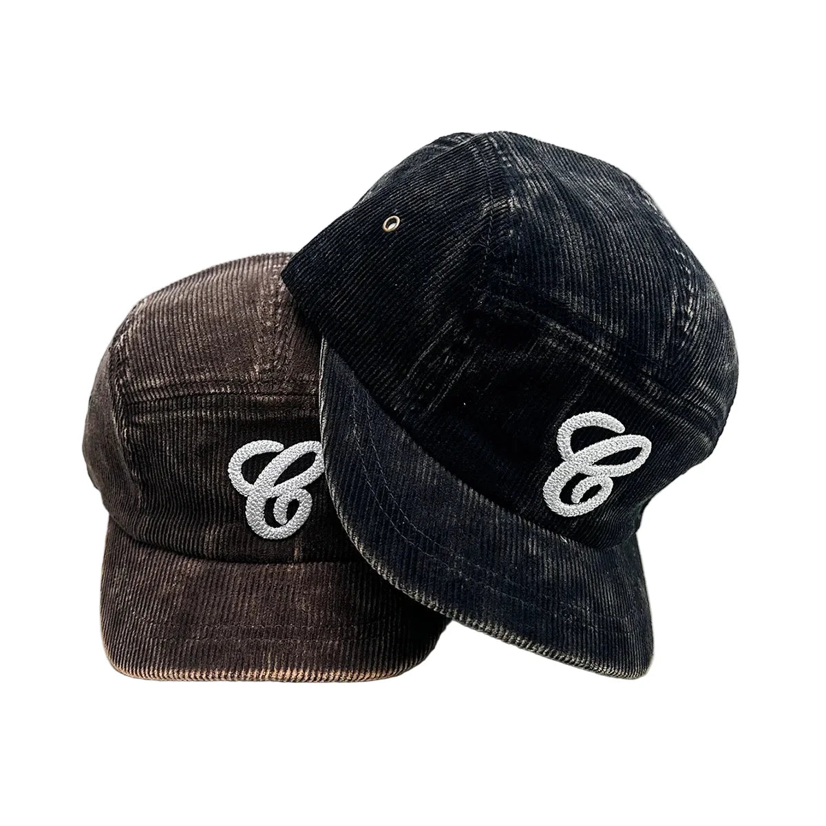 Camden Distressed Corduroy 5-Panels Cap