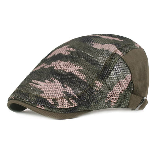 Green Camouflage Mesh Cap