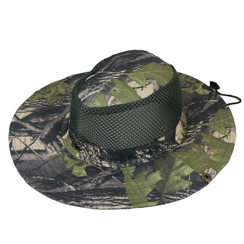 Green Camouflage Sun Hat