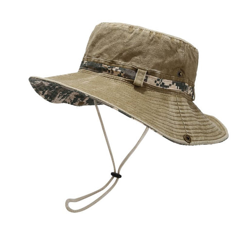 Khaki Camouflage Bucket Hat