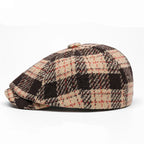 Campbell Plaid Newsboy Cap
