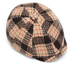 Campbell Plaid Newsboy Cap