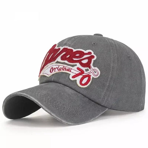Gray Baseball Cap