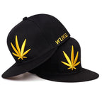 Cannabis Leaf Classic Snapback Cap