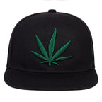 Cannabis Leaf Classic Snapback Cap