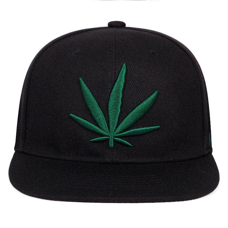 Cannabis Leaf Classic Snapback Cap