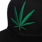 Cannabis Leaf Classic Snapback Cap