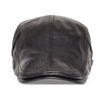 Capote Genuine Leather Flat Cap