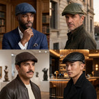 Capote Genuine Leather Flat Cap