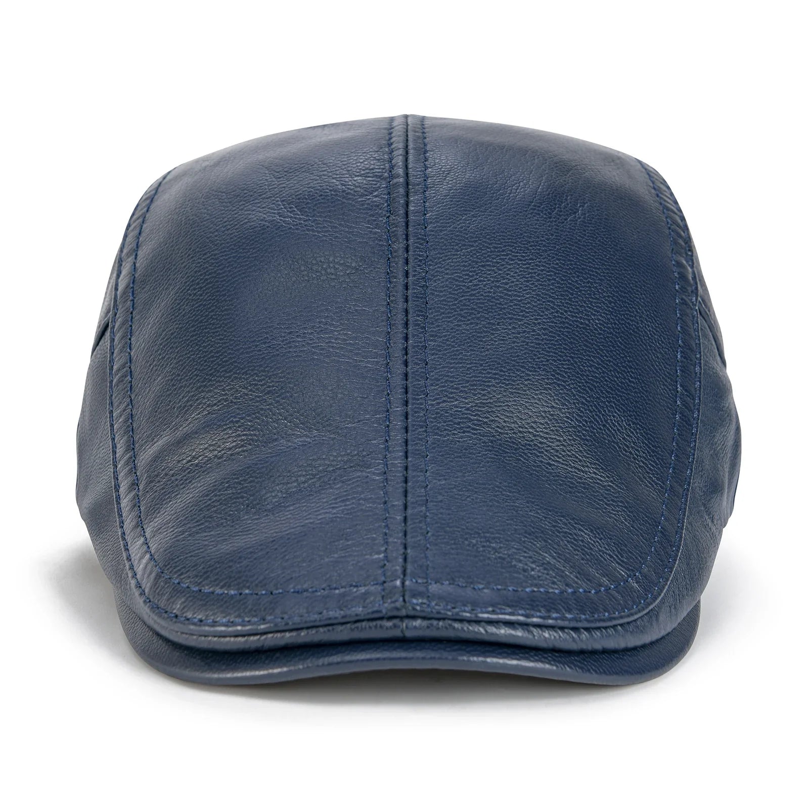 Capote Genuine Leather Flat Cap