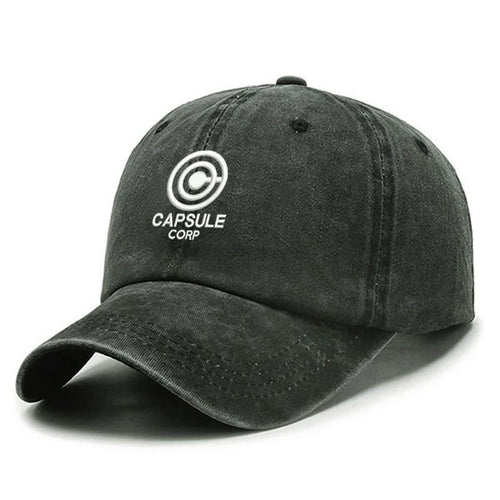 Black and white Capsule Corp Baseball Cap