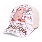 Capybara Cartoon Kids Baseball Cap