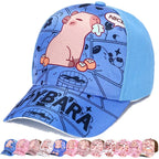 Capybara Cartoon Kids Baseball Cap