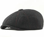 Cardiff Striped Newsboy Cap