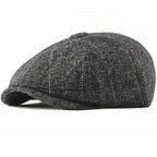Cardiff Striped Newsboy Cap