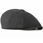 Cardiff Striped Newsboy Cap