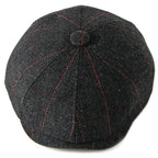 Cardiff Striped Newsboy Cap