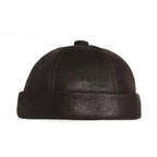 Cassel Genuine Leather Docker Cap