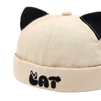 Cat Ears Kids Brimless Docker Cap