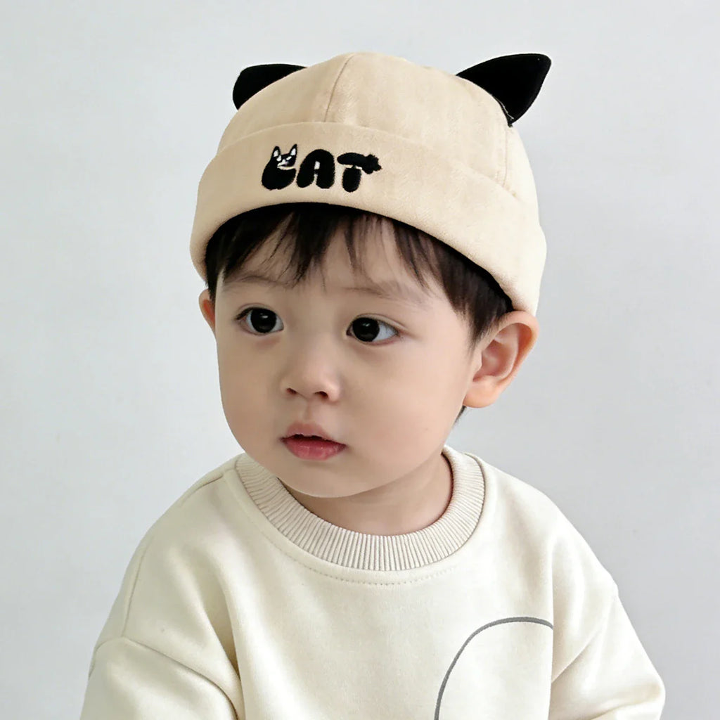 Cat Ears Kids Brimless Docker Cap