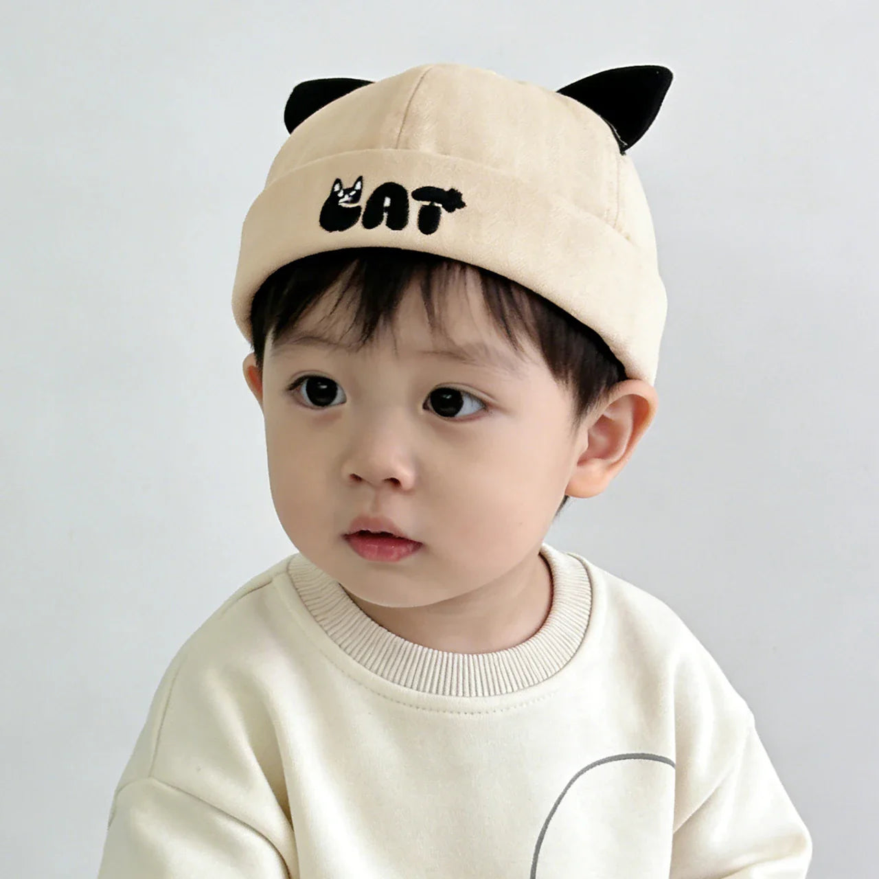 Cat Ears Kids Brimless Docker Cap