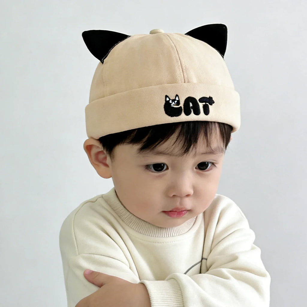 Cat Ears Kids Brimless Docker Cap