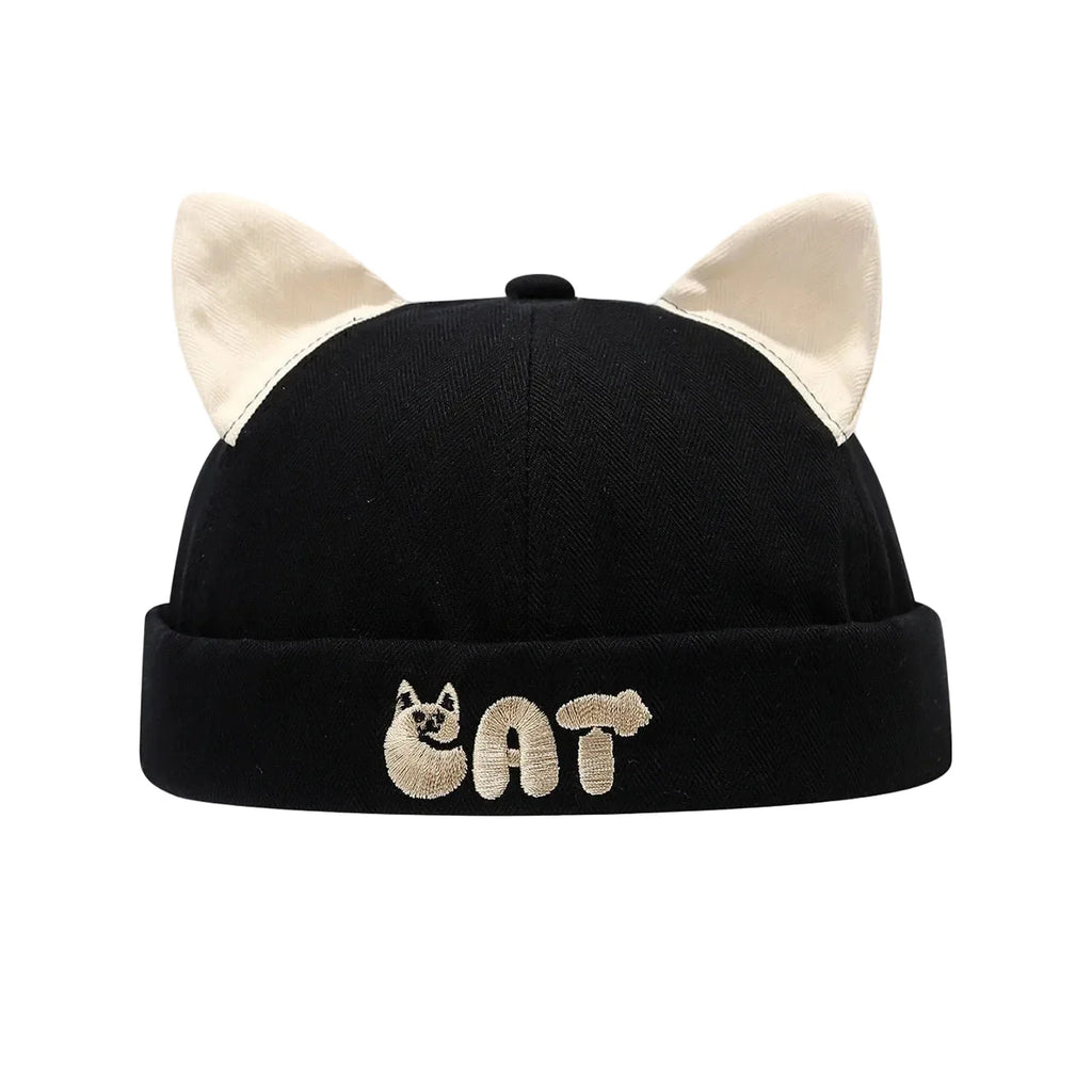 Cat Ears Kids Brimless Docker Cap