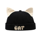 Cat Ears Kids Brimless Docker Cap