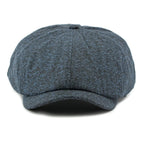 Cezanne Herringbone Cotton Newsboy Cap