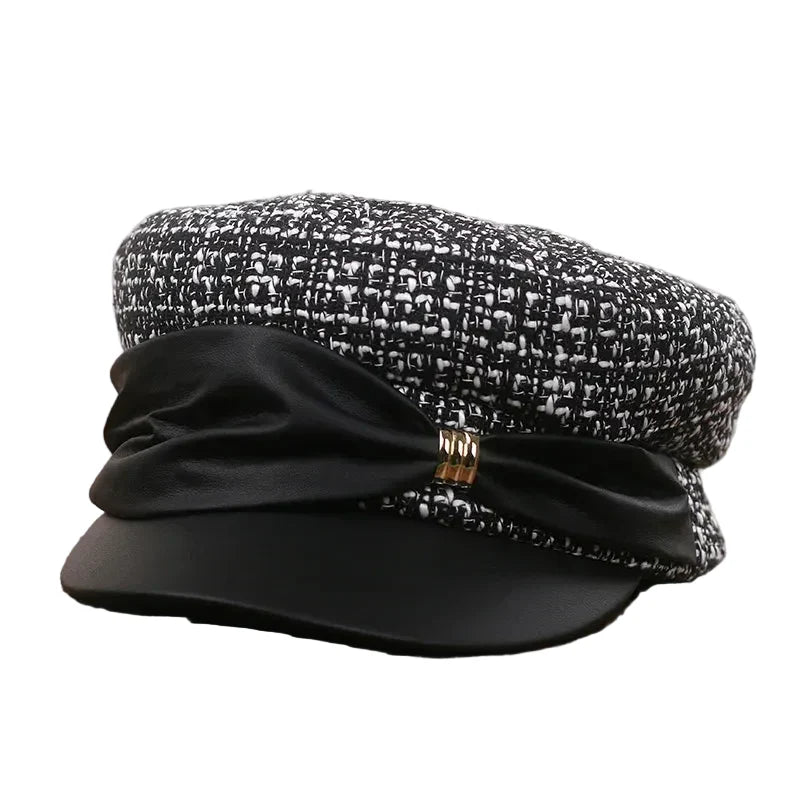 Charlotte Women Wool Knitted Sailor Cap