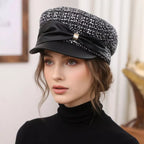 Charlotte Women Wool Knitted Sailor Cap