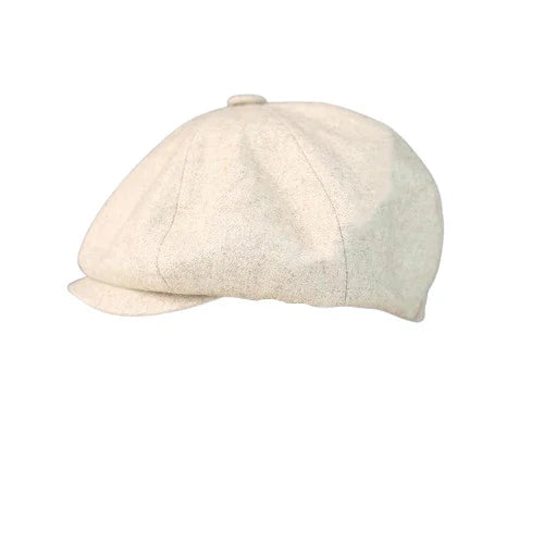 Charolais Wool Newsboy Cap