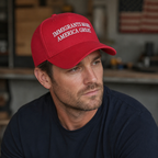 Baseball Cap - Organic Cotton Adjustable Hat With Embroidered Design by Hatloom