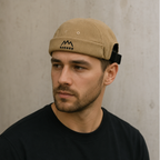Winter Docker Cap – Adjustable Cotton Hat With Plain Pattern For Cold Weather