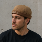 Classic Docker Cap Adjustable Cotton Hat – Unisex Plain Pattern Headwear